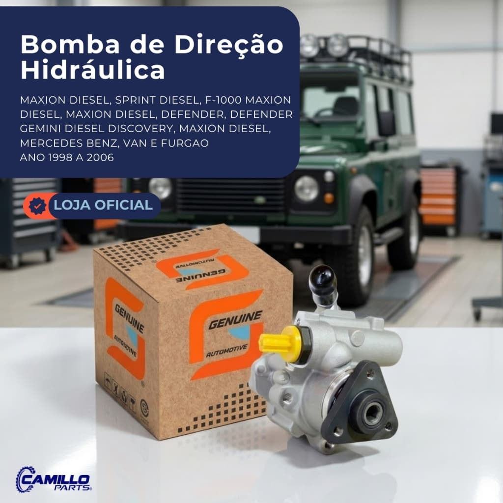 Bomba Direção Hidráulica Ranger S10 F1000 Sprinter 2.5 2.8 Diesel Genuine Automotive