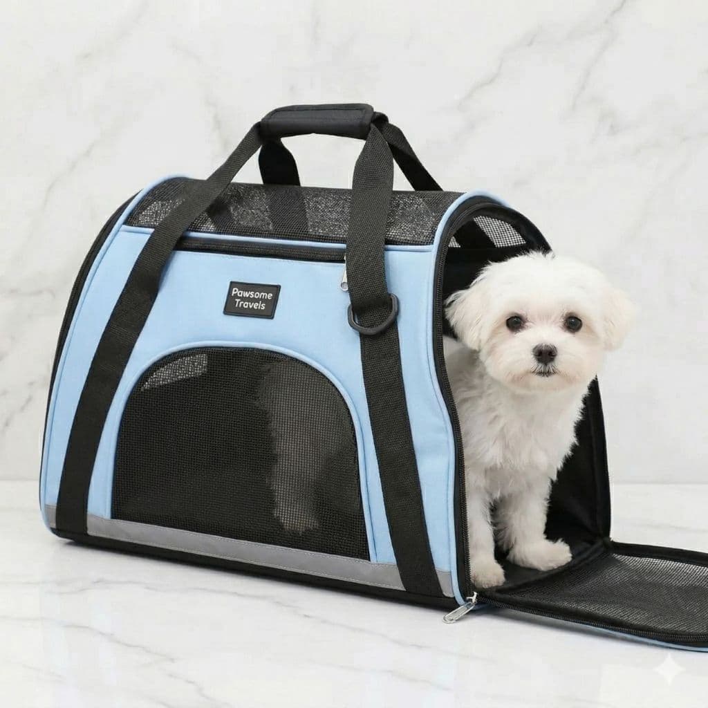 Bolsa Transporte Pet Luxo Cães Gatos Avião Resistente Respirável Passeio Viagem Confortável Carro