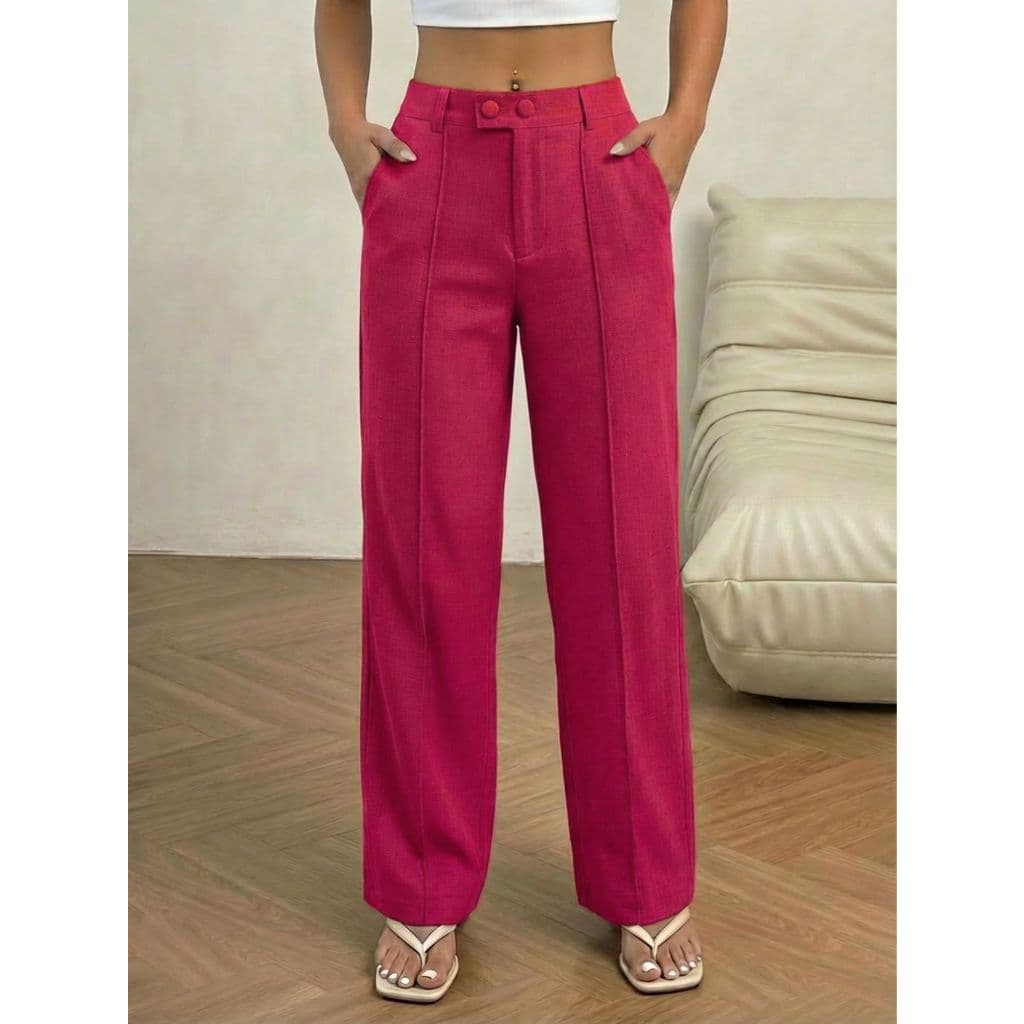 REF: 191-H804, Calça Pantalona Feminina