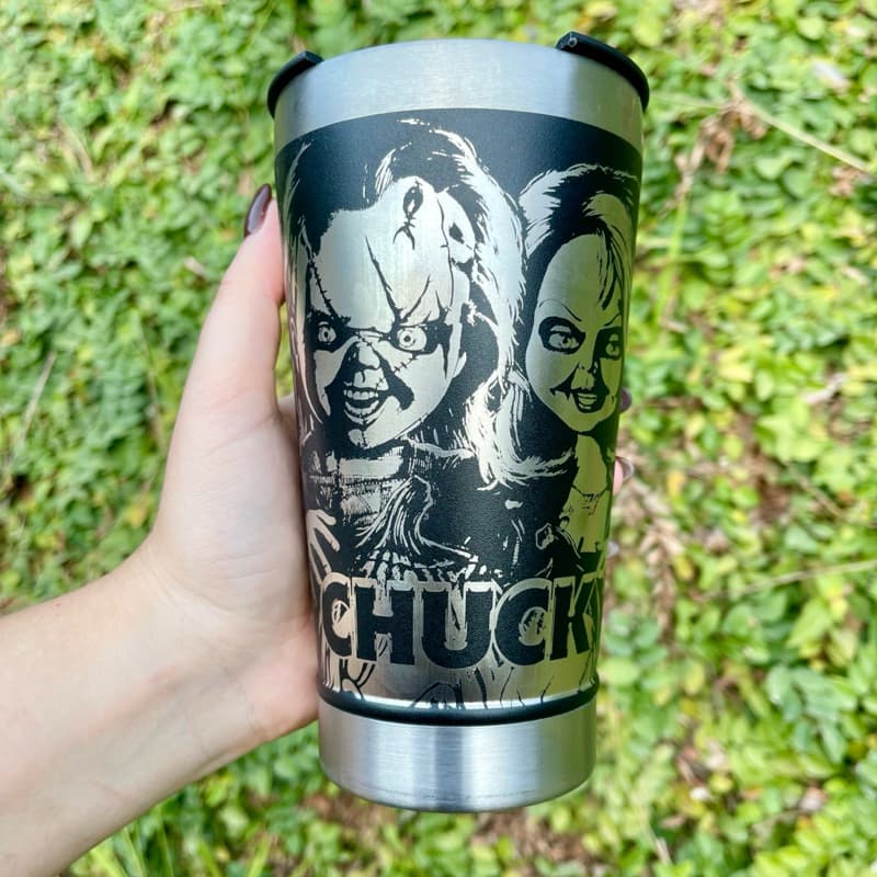Copo Térmico CHUCKY Personalização em 360 Graus 473 ML Personalizado
