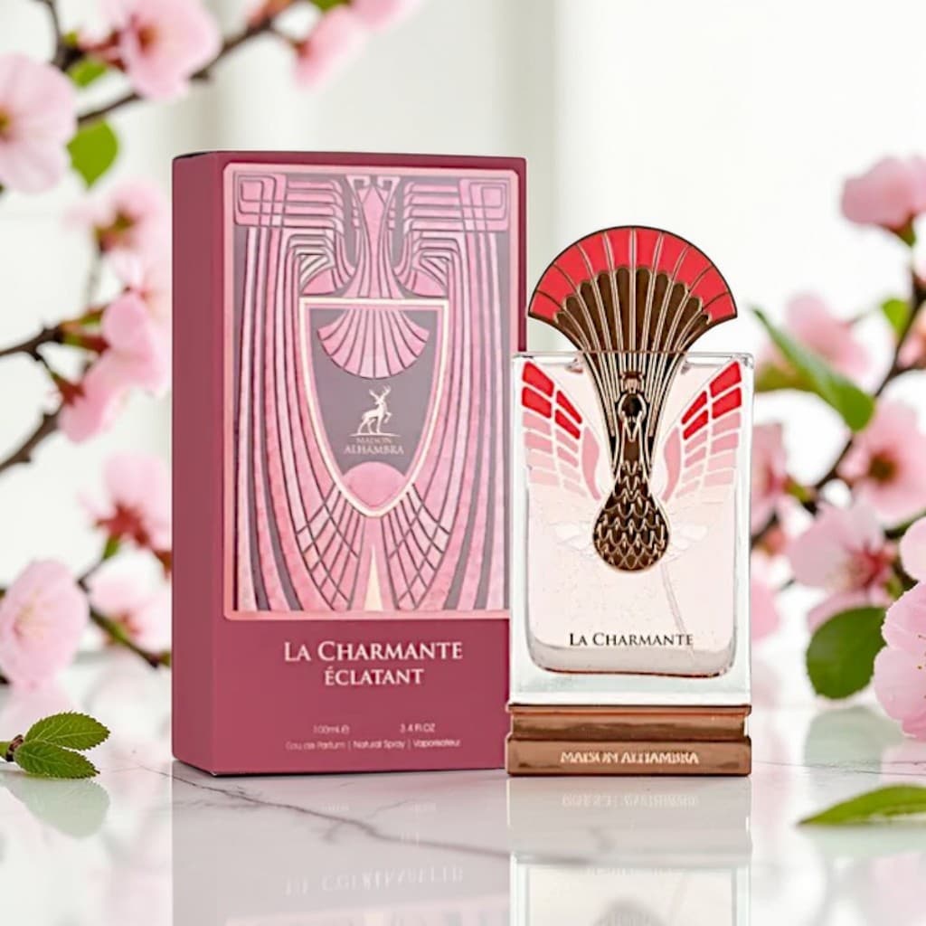 Perfume La Charmante Éclatant Maison Alhambra Eau de Parfum 100ml – Feminino, Floral Frutado Luminoso