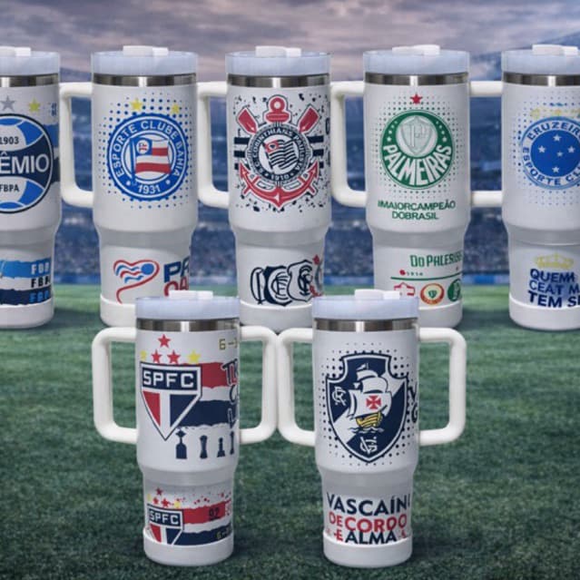 Copo Térmico 1.200ml Edição Limitada Gigantes do Brasileirão - 2026 🏆
