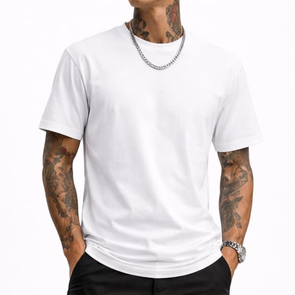 Camiseta Básica Algodão Masculina Feminina Confortável camisa Casual Academia Dia a Dia barato