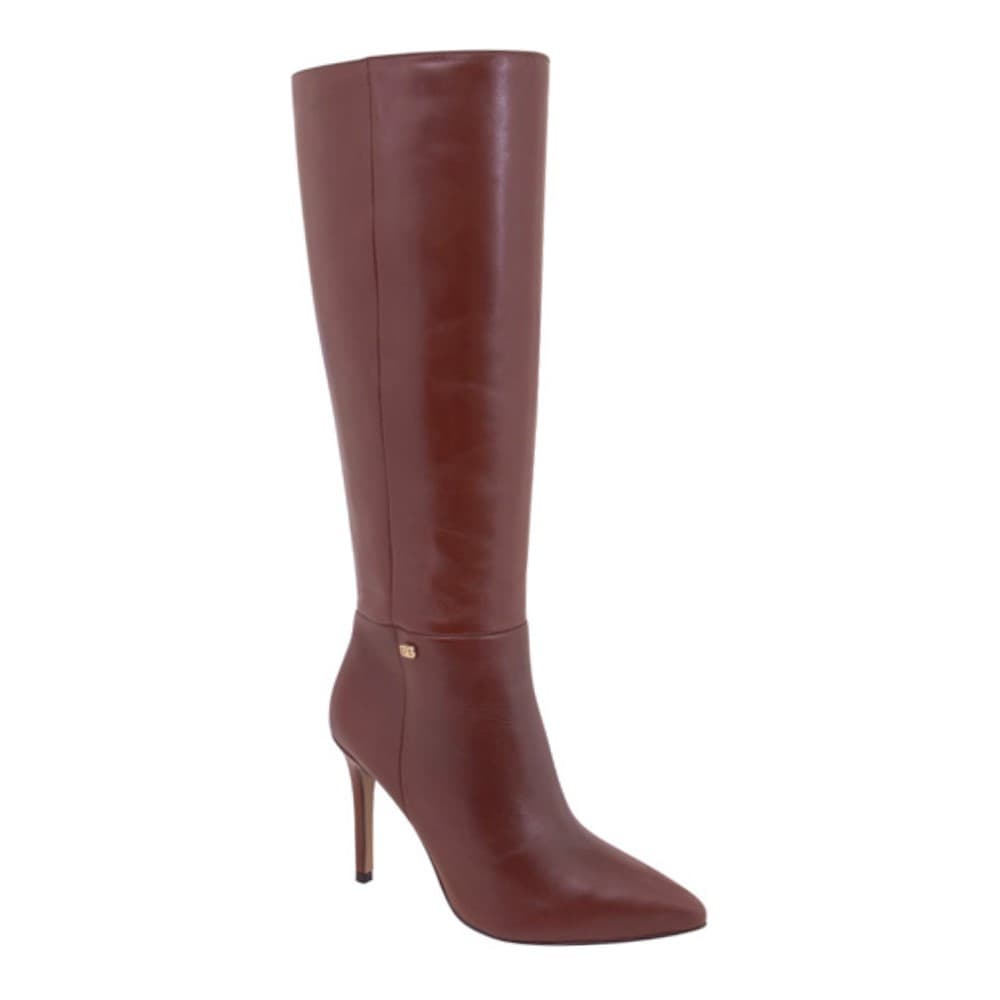 Bota Cano Alto Feminina Bottero 378203 Bico e Salto Fino em Couro Legítimo Original Lançamento