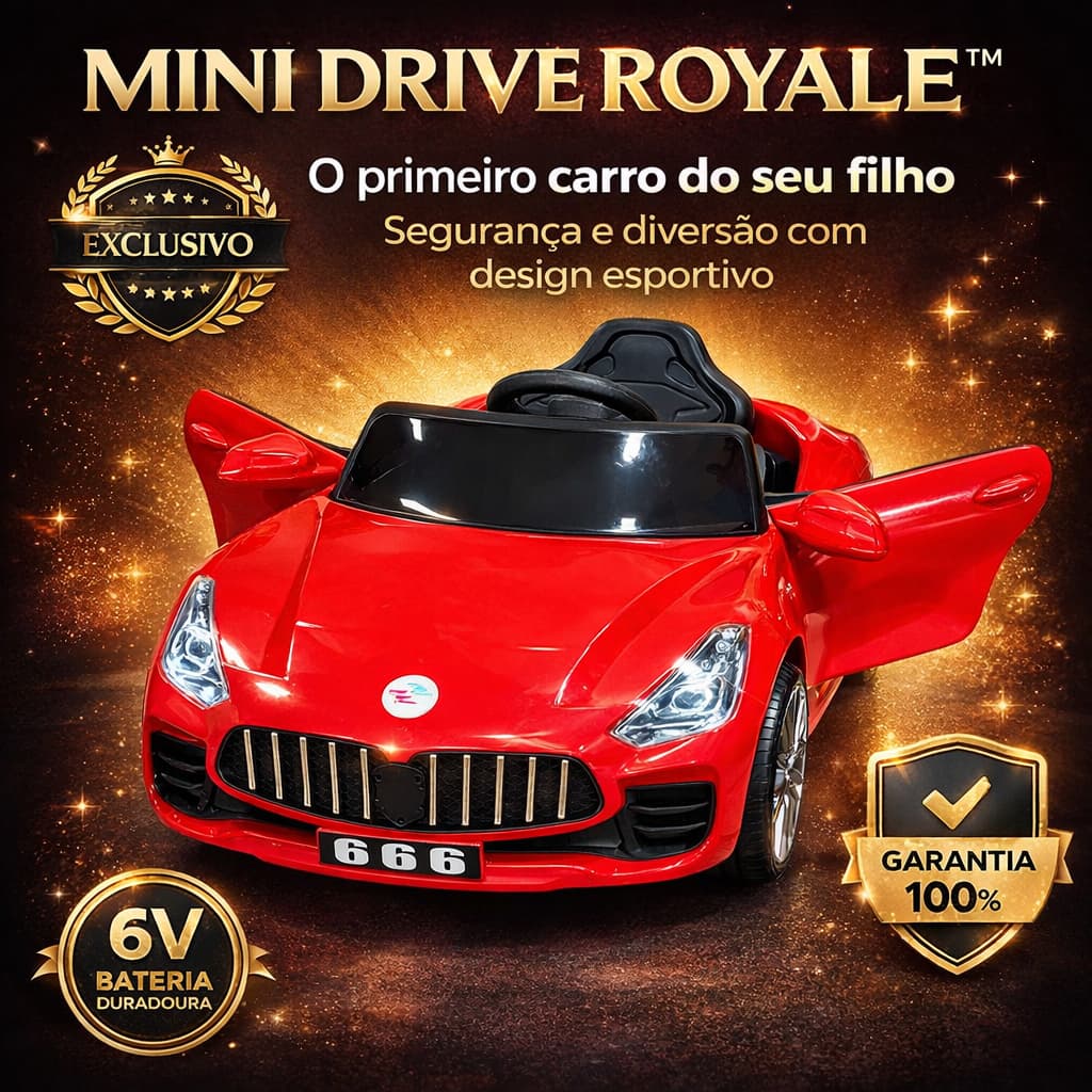 Carro Eletrico Infantil 6v Design Esportivo Clasico Seguro Divertido Veiculo Motorizado Passeio Infantil