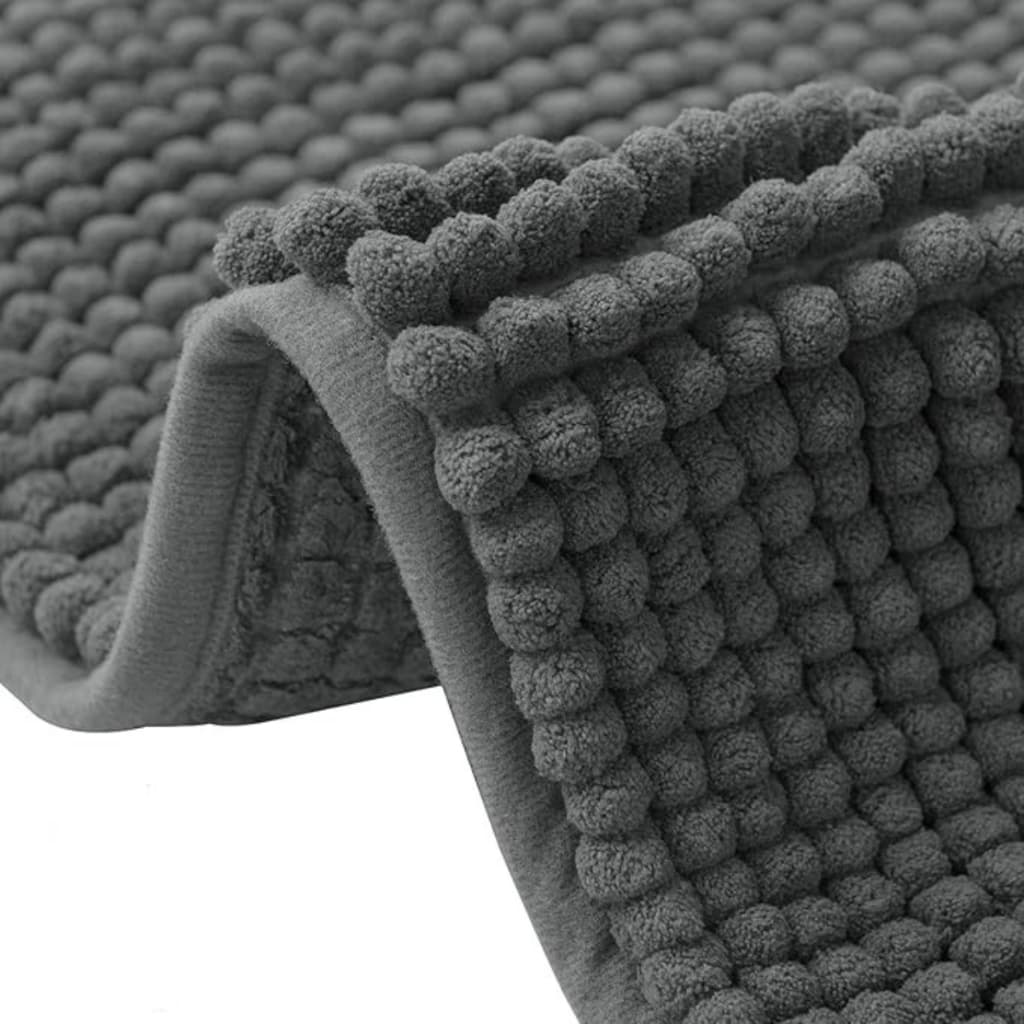 Tapete Antiderrapante Chenille Bolinha 50x70cm Banheiro Quarto Porta Entrada - Gramatura 1200gsm - Bonito e Elegante