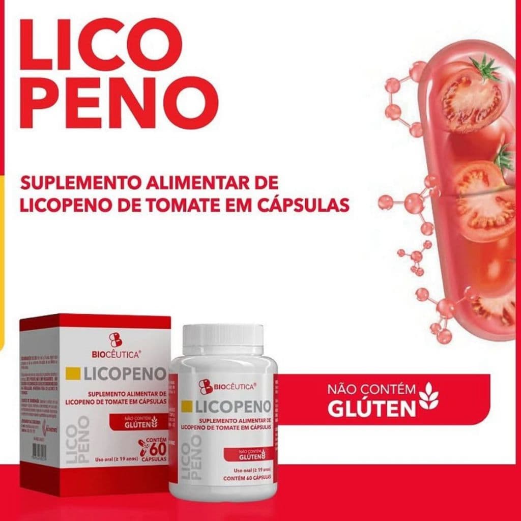 Suplemento de Licopeno em 60 capsulas Bioceutica