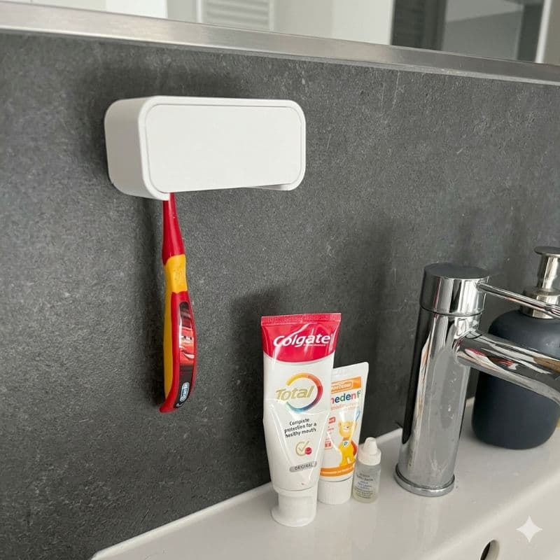 Porta Escova de Dente Parede - Organizador Banheiro