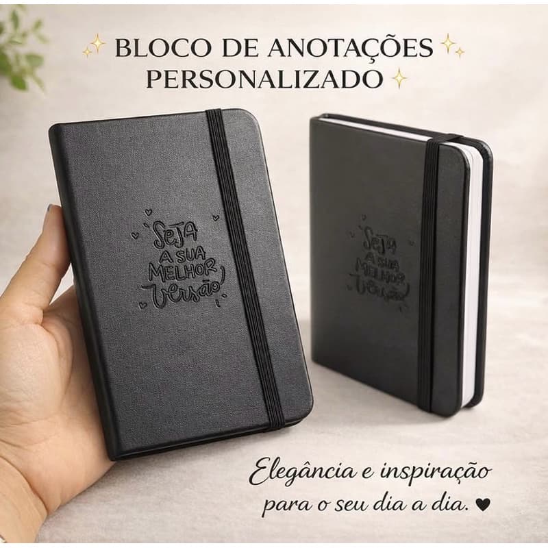 Bloquinho de anotações  personalizado à laser
