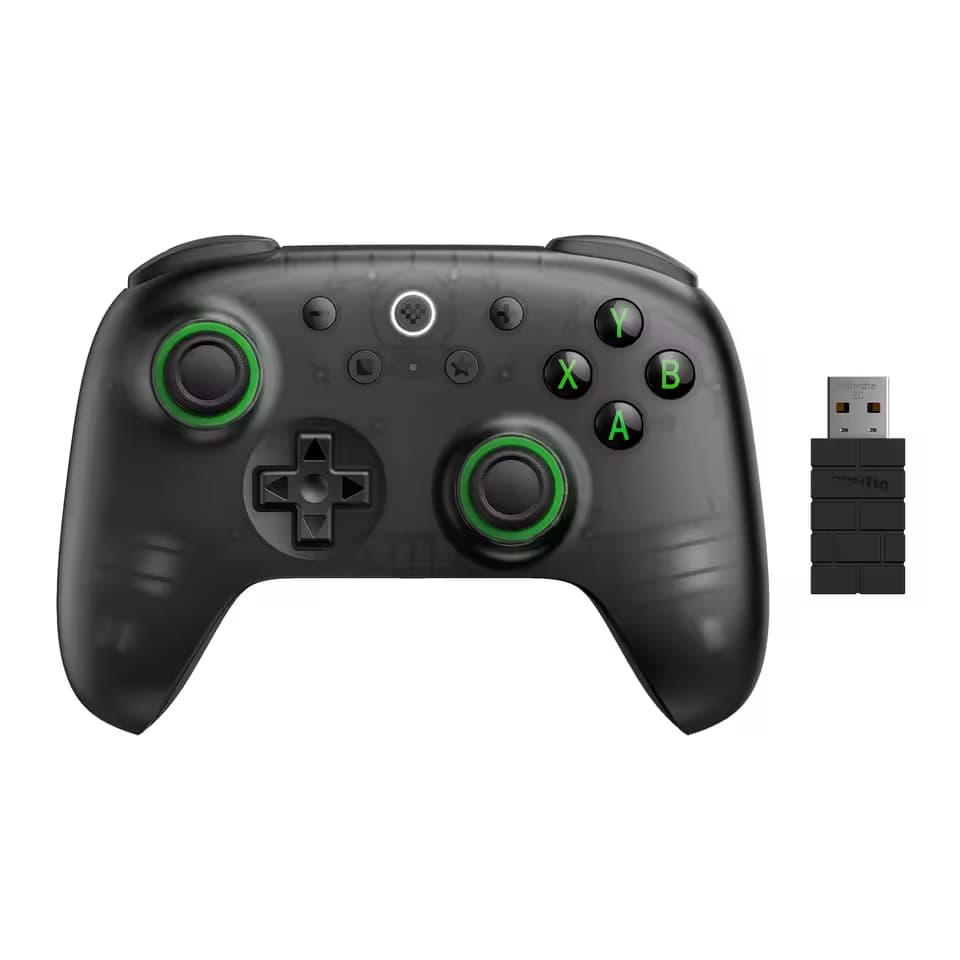 Controle Gamer 8BitDo Ultimate 2C Bluetooth/Wireless, Hall Effect, Preto