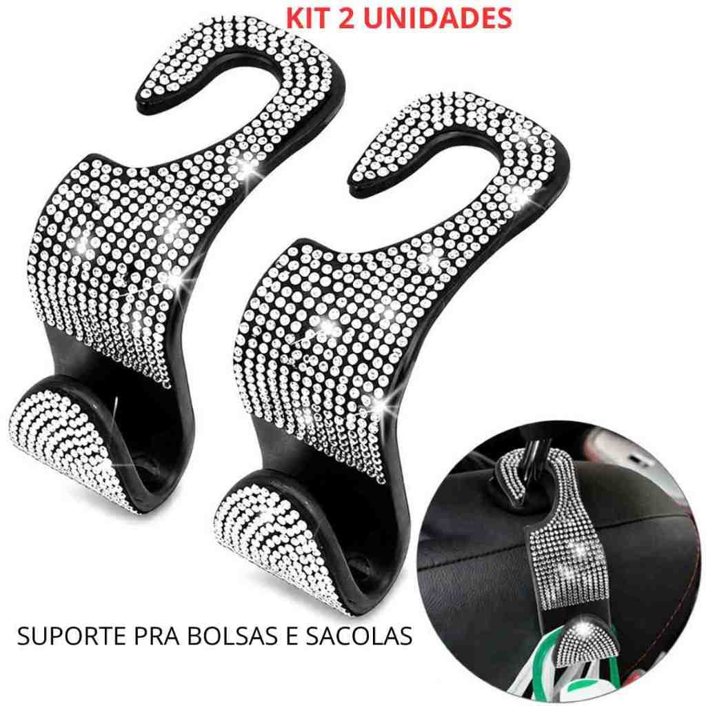 Gancho Carro Suporte Bolsa Banco Traseiro Porta Sacola Organizador Automotivo Kit 2 UN Envio Rápido