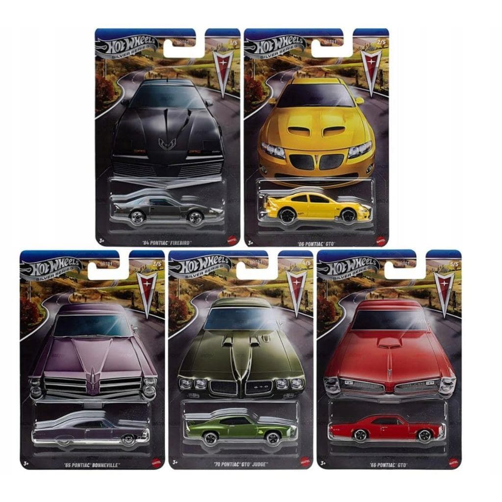 Hot Wheels Colecionável Silver Series Pontiac - 1:64