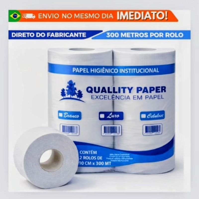 Higienico 8 rolão Institucional Papel Grande23