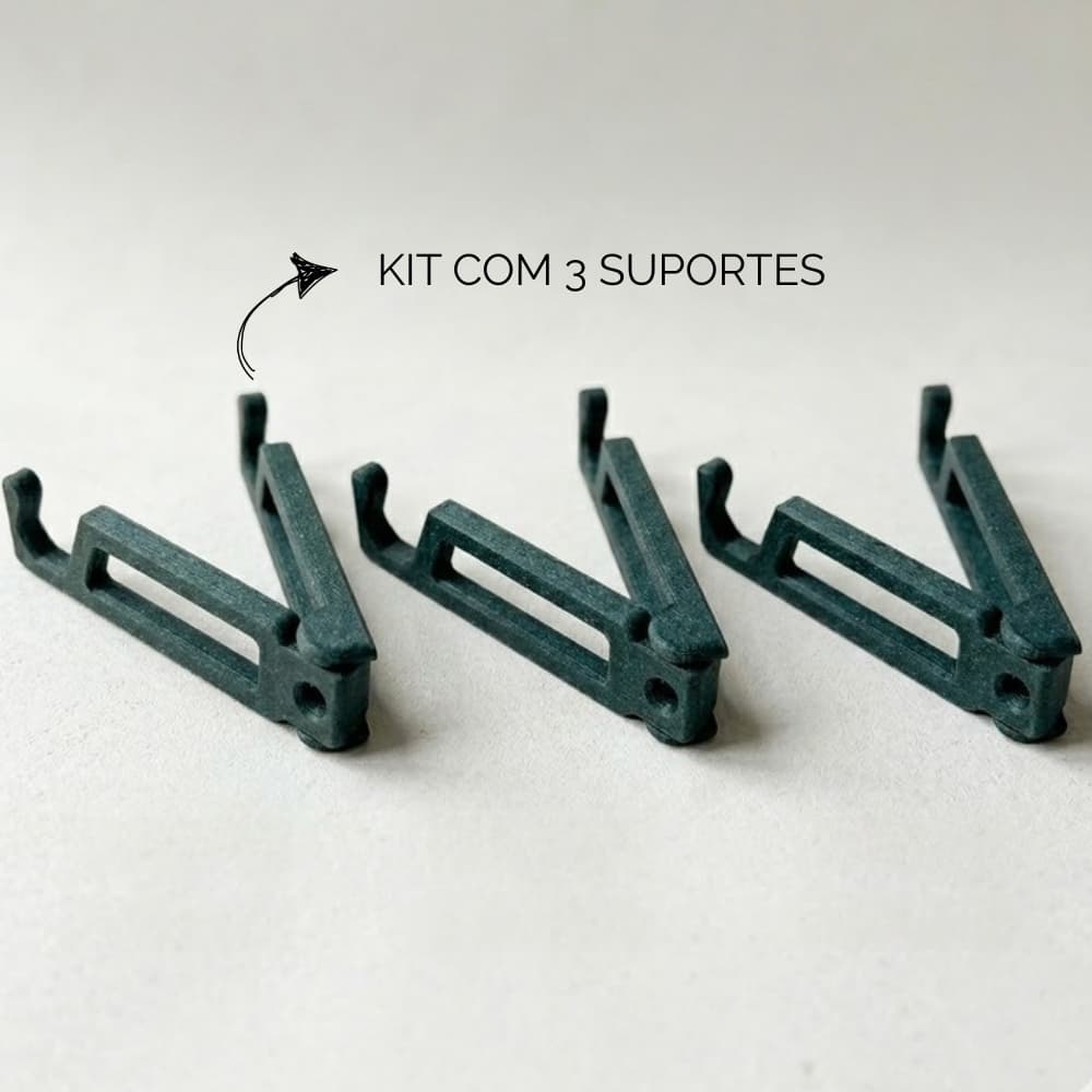 Kit 3 Suportes de Mesa para Smartphone e Tablet - Design Premium Articulado - Ideal para Home Office e Vídeos