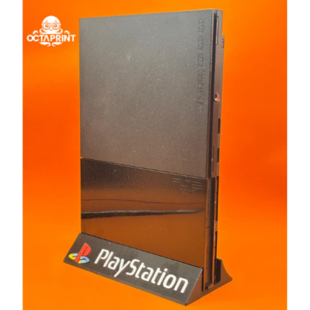 Suporte Vertical PS2 Slim Base Console Playstation 2 Antiderrapante