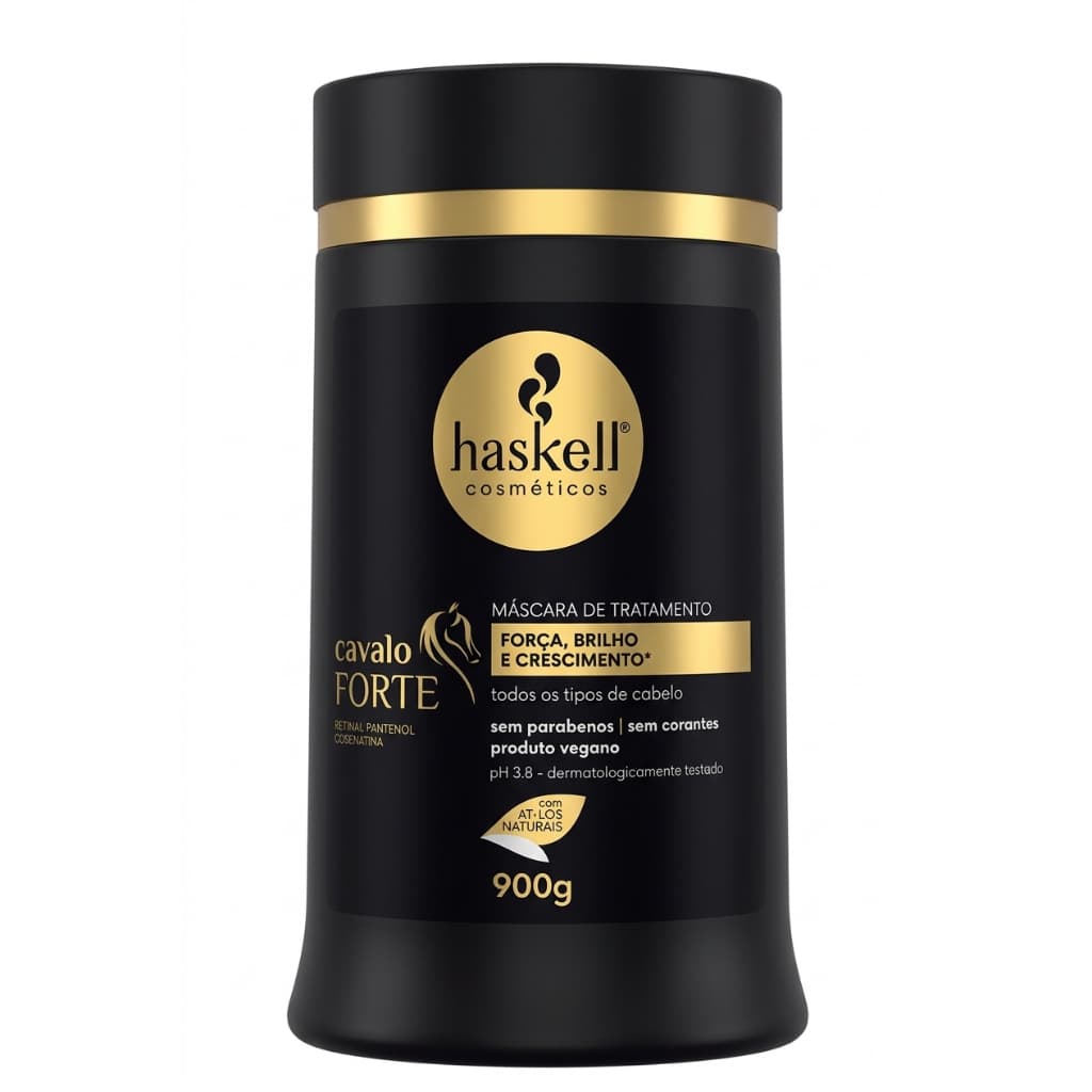 Máscara Capilar Haskell 900g  Original - Cavalo Forte, Mandioca, Muru Muru