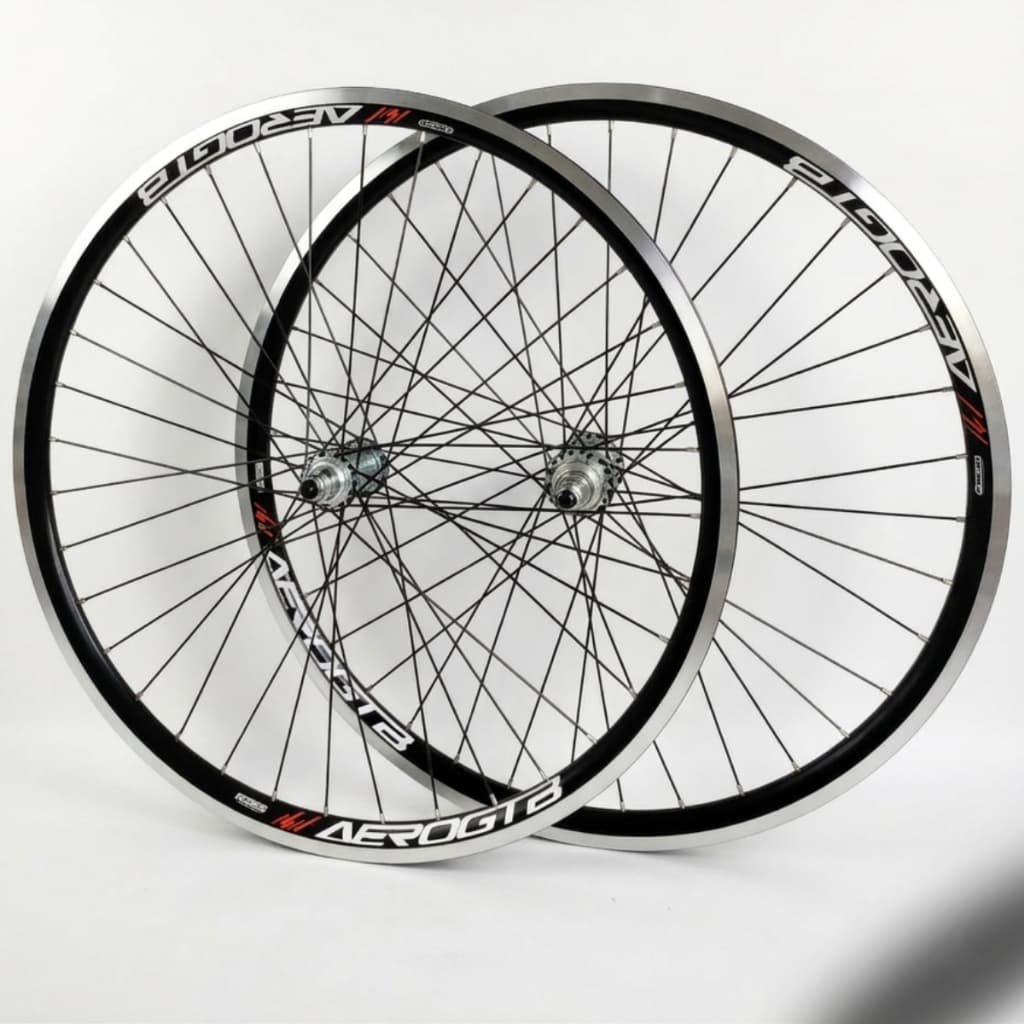 Par de Rodas Aro 26 x 1.9 Bike Bicicleta MTB Urbana Cubo Aço Raio fino Aero Belumi
