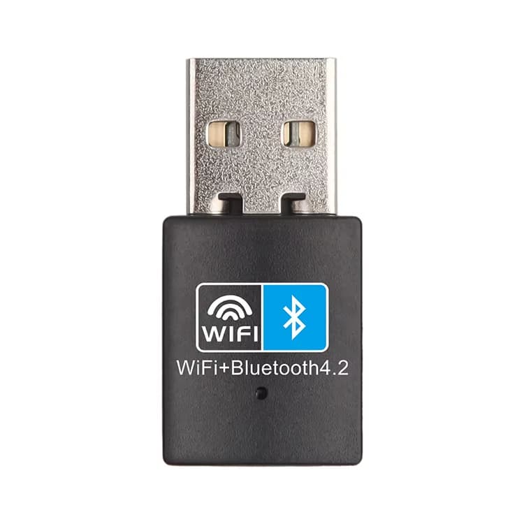 Adaptador USB WiFi + Bluetooth 4.0 para PC Desktop Notebook 2 em 1