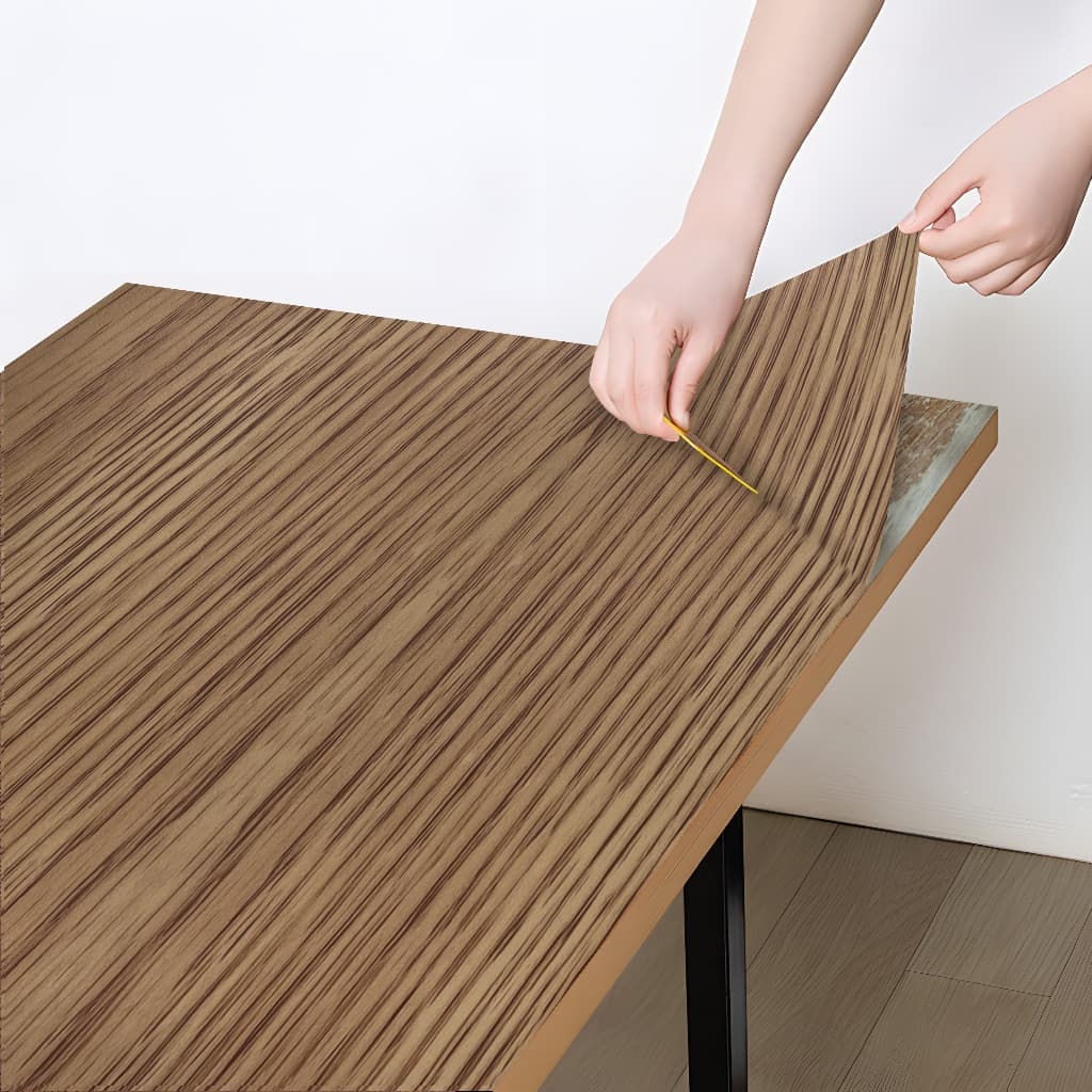 Revestimento Autoadesivo Carvalho Natural Rolo com 45cm2m Paredes Mesas Portas Armarios