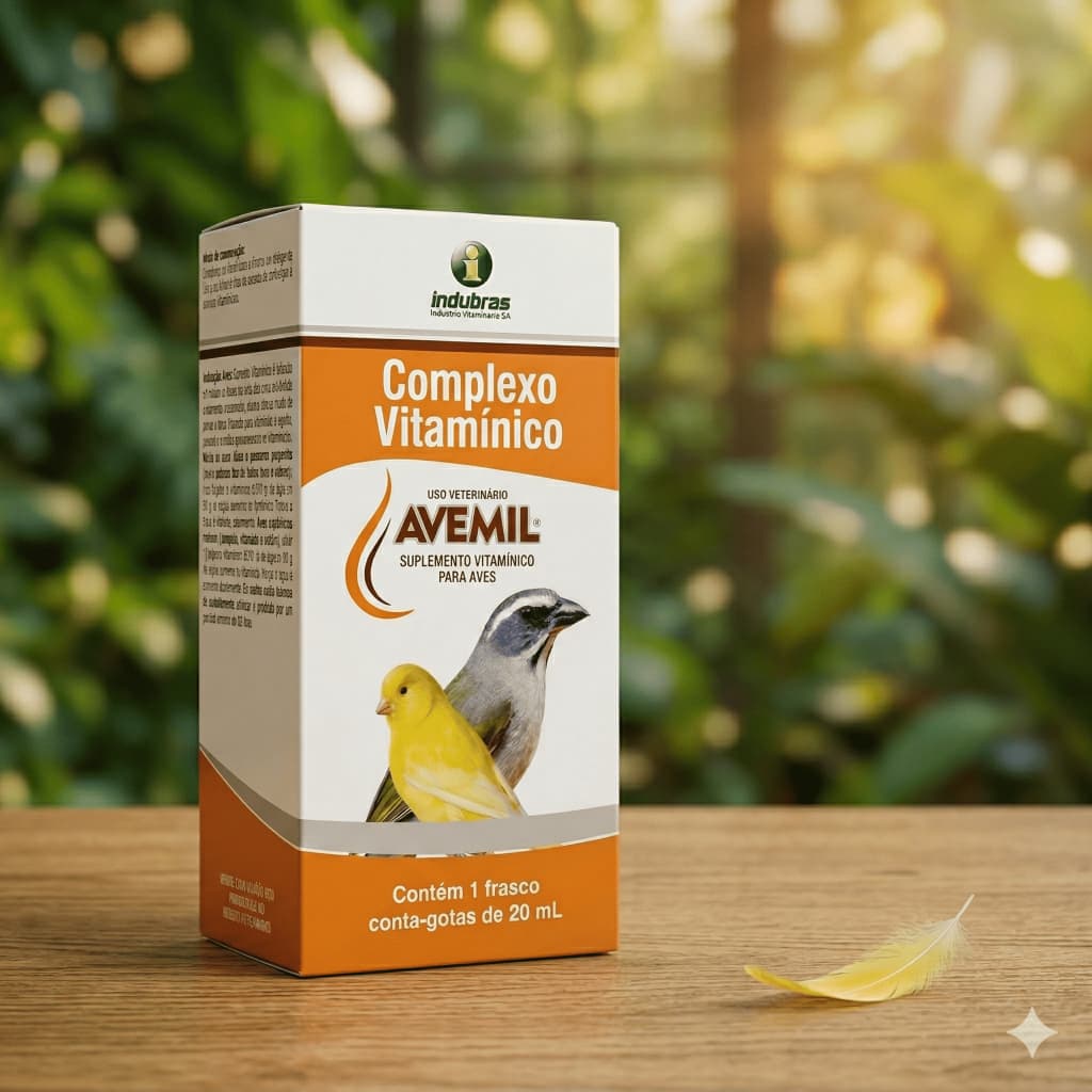 Vitaminas Passaros Suplemento Aves Avemil Complexo Vitaminico