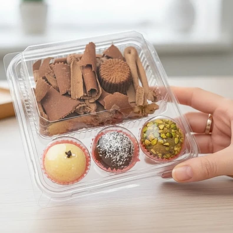 Embalagem Delícias de Festa para Torta/Bolo + 3 Docinhos