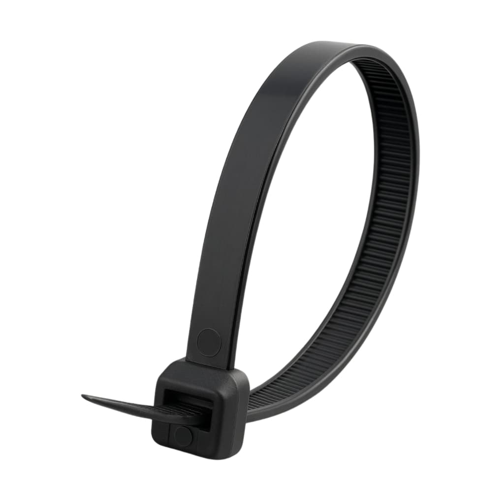 500 Abraçadeiras 10cm X 2,5mm Em Nylon 6.6 Enforca Gato Cinta Plástica 100mm