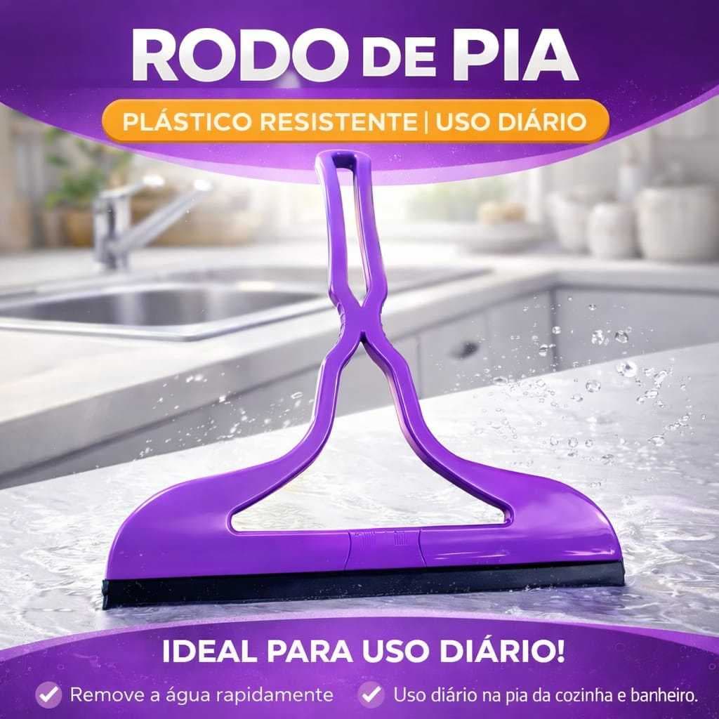 Rodinho de Pia Cozinha Banheiro Alta Qualidade Rodo de Pia Coisas de Casa Utensilio Domestico