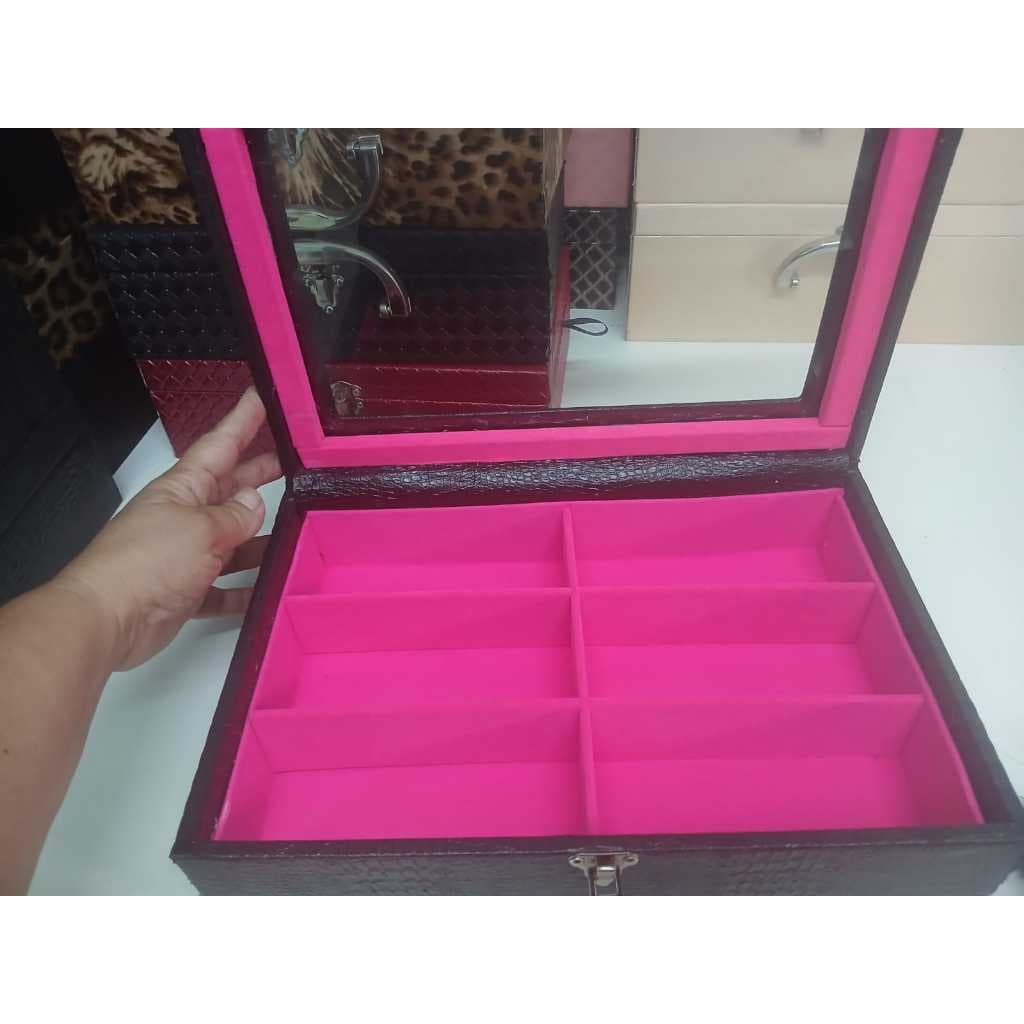 Estojo para 6 óculos - Peq. DefeitosPreta com Pink
