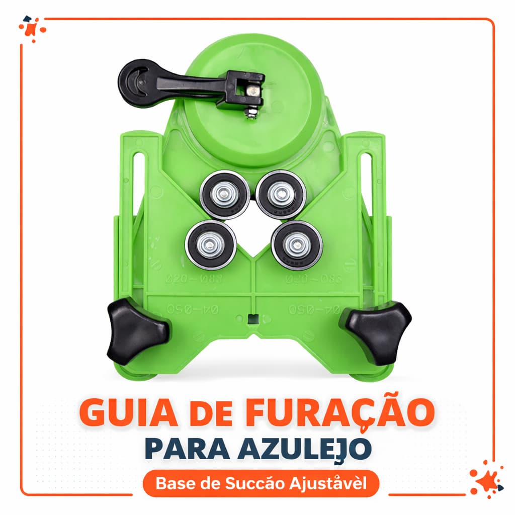 Guia de Furação para Azulejo com Base de Sucção Ajustável – 4 a 83mm - 2435