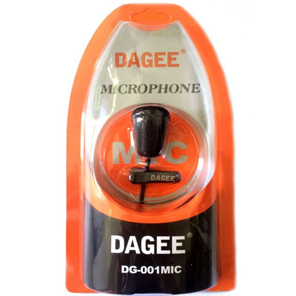Microfone De Lapela Dagee Dg-001mic Na Caixa Original Celular Camera Mic