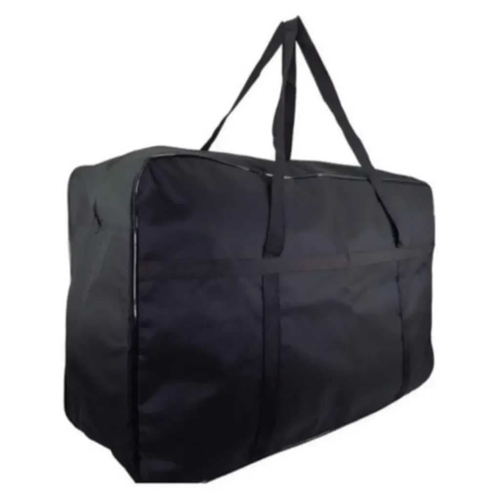 Sacolão Grande Bolsa Sacola Bagagem Viagem Mudança Sacoleira Grandes Volumes Zíper Duplo