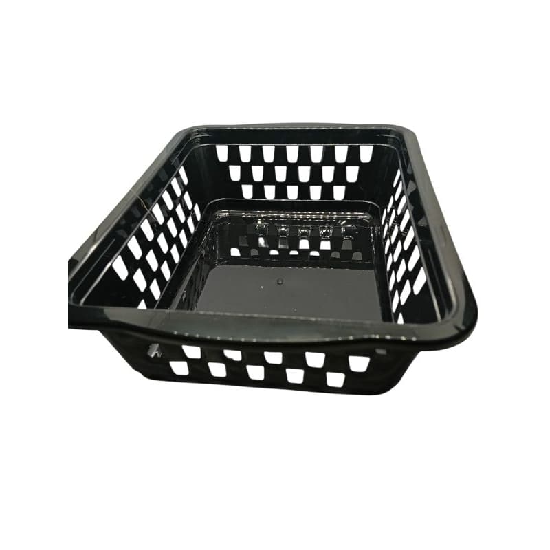 Cesto Cestinha Organizadora Multiuso Transporta Tudo Preto, Incolor, Branco  | 2.300ml  26cmX19cmX7cm