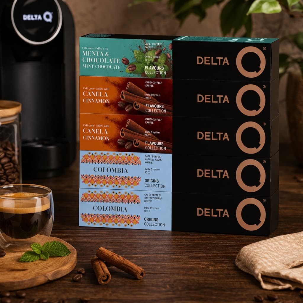 Kit com 50 Cápsulas Original Delta Q Café Expresso Especiais