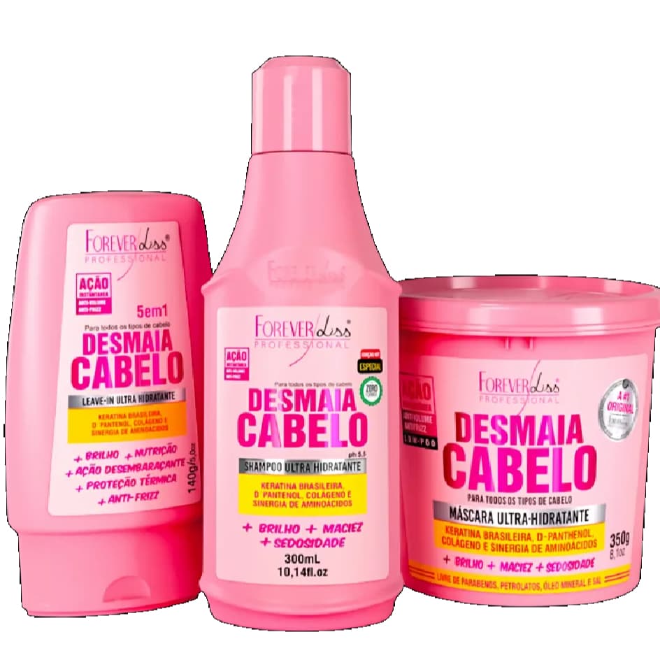 Kit Especial Anti-frizz Desmaia Cabelo Forever Liss