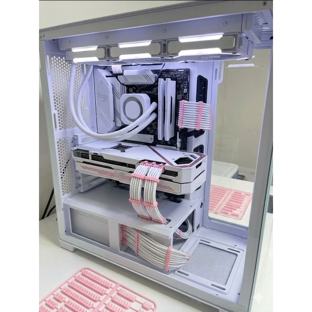 Organizador de Cabos Sleeve (Cable Combs) para PC Gamer - Kit Completo 36 Peças
