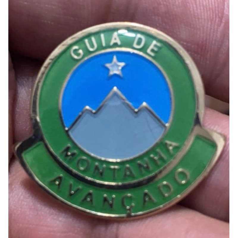 PIN COLORIDO - BÓTON GUIA DE MONTANHA AVANÇADO EB RESINADO