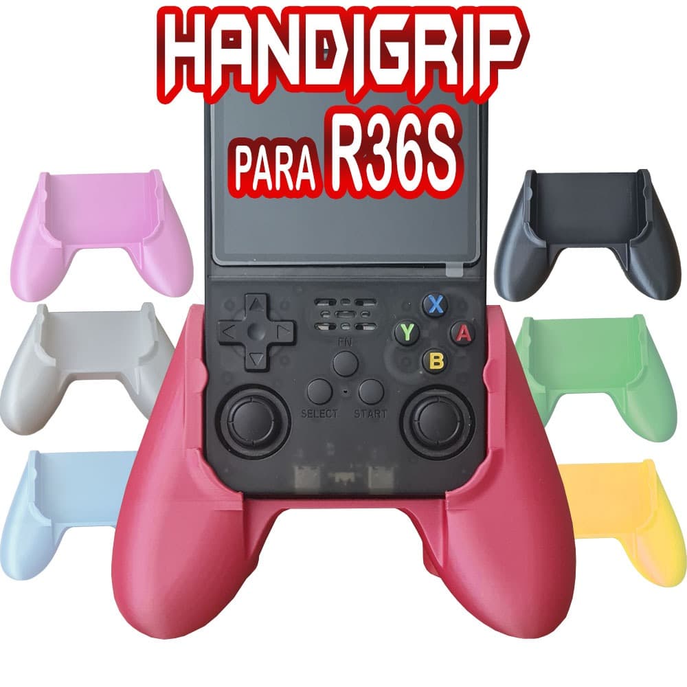 Suporte para R36S Grip de Mão Handgrip Ergonômico para R36S Retro Game - Melhora Pegada e Conforto