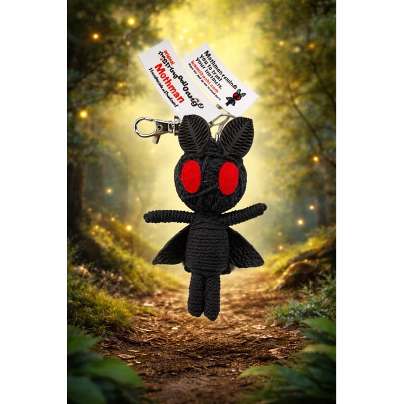 Boneco chaveiro Mothman “Confie em seus instintos”