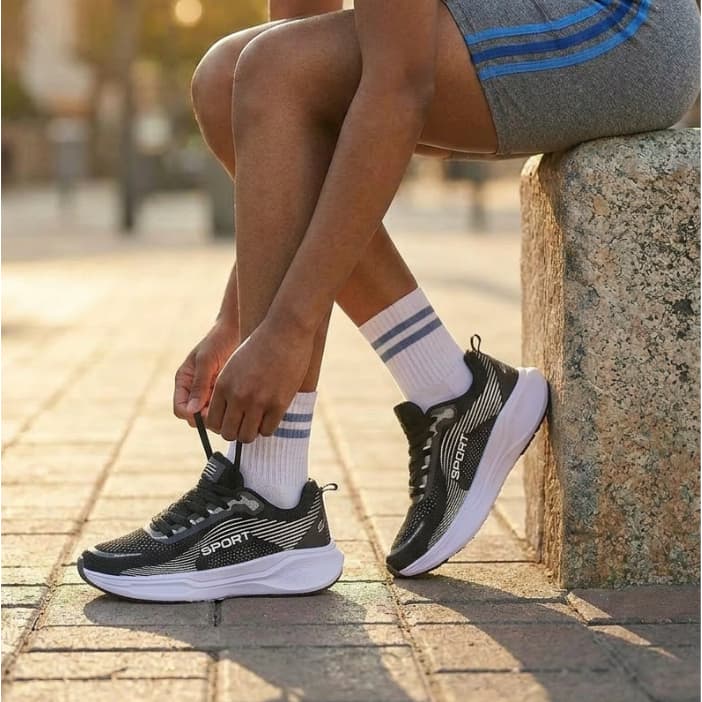 Tênis Feminino Caminhada Super Conforto Leve Respirável Frete Grátis