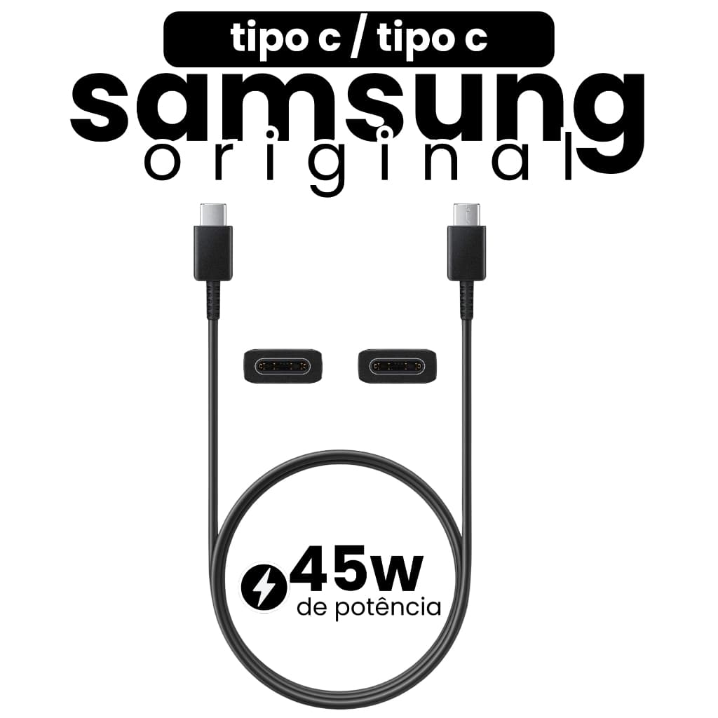 Cabo Original Samsung Tipo C TIPO C Turbo NOTE 8 NOTE 9 NOTE 20 NOTE 21