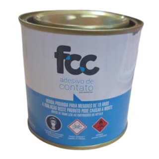Cola de Contato Fcc Dun Dun 200g Forte Multiuso Grama Sintética Couro Madeira Sapateiro Tapeceir MDF