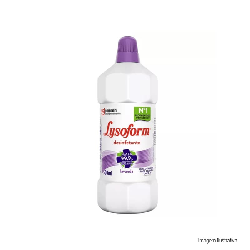 Lysoform Desinfetante 500ml Liquido Lavanda 500ml