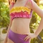 Biquini Infantil Menina 2 a 11 anos I Proteção UV50+ I Todo Forrado I Confortável e Seguro para Praia e Piscina