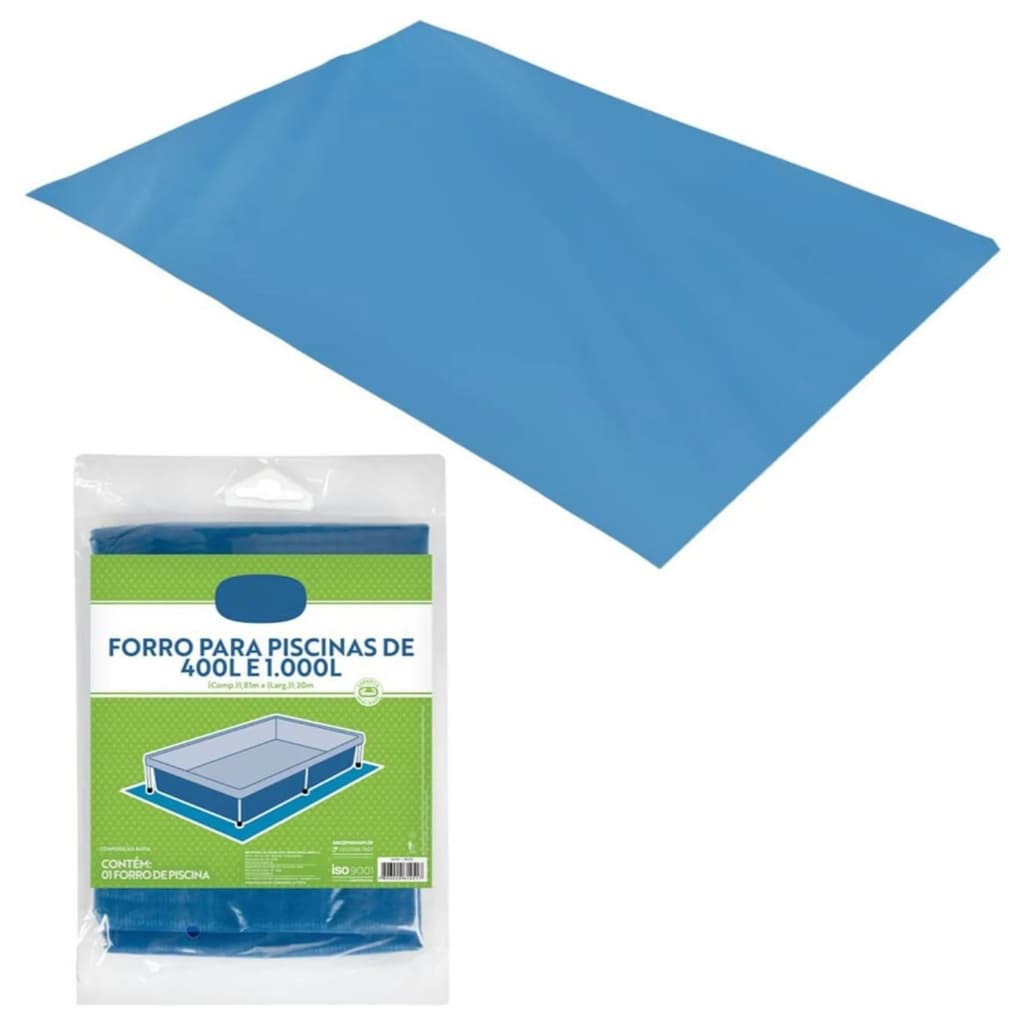 Forro Piscina 400/1.000 Litros Infantil Proteção Limpeza