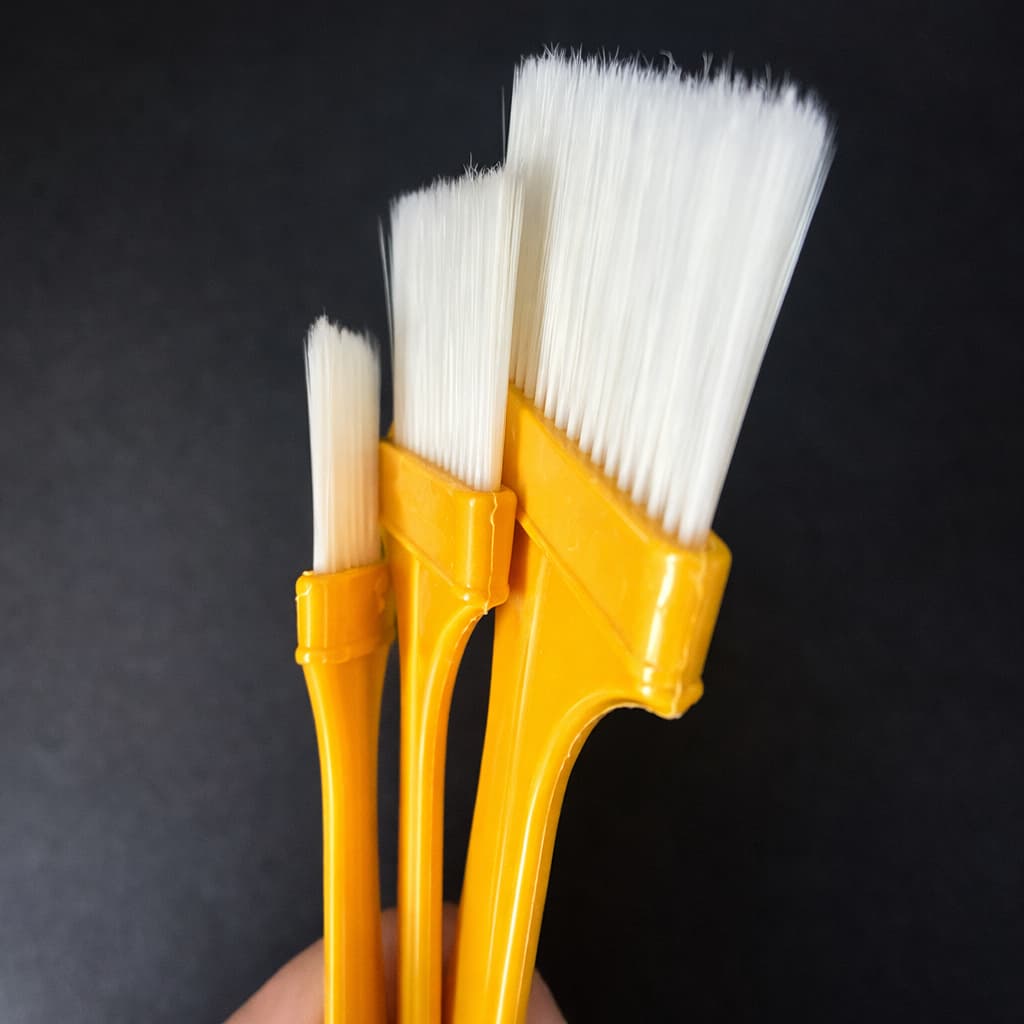 Pincel de cozinha culinário pincelador untar forma bandeija massa limpeza higiene pintura artesanato