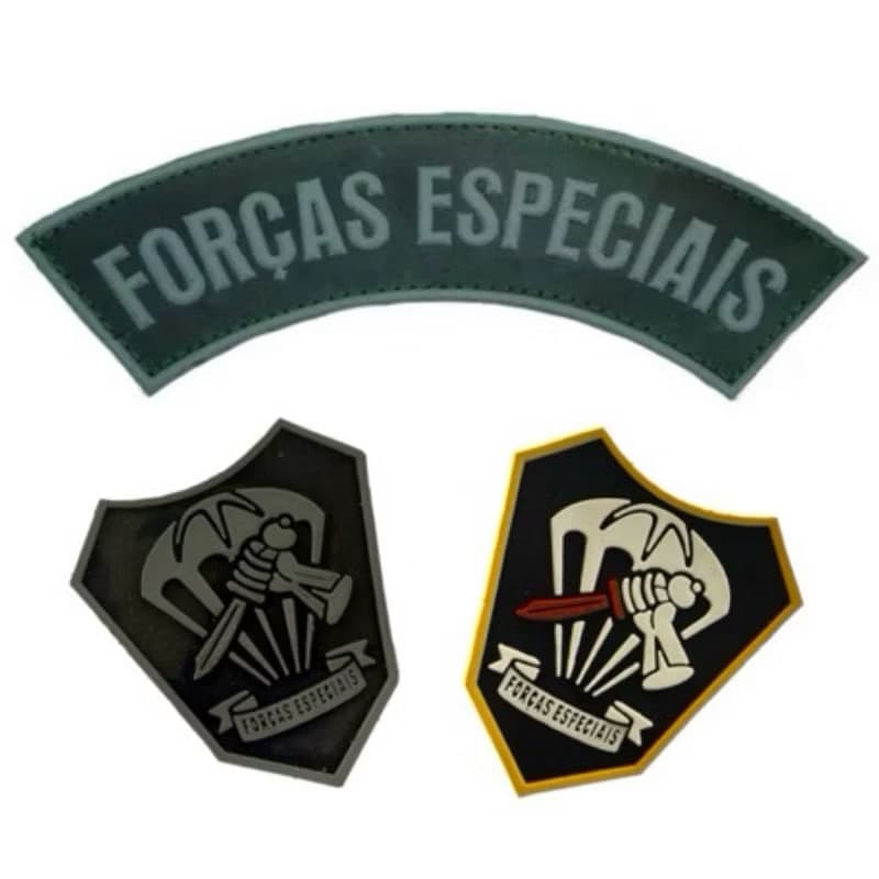 BREVÊS EMBORRACHADO COM VELCRO ADEREÇO PARA FARDA / MOCHILA / BONÉS E SIMILARES