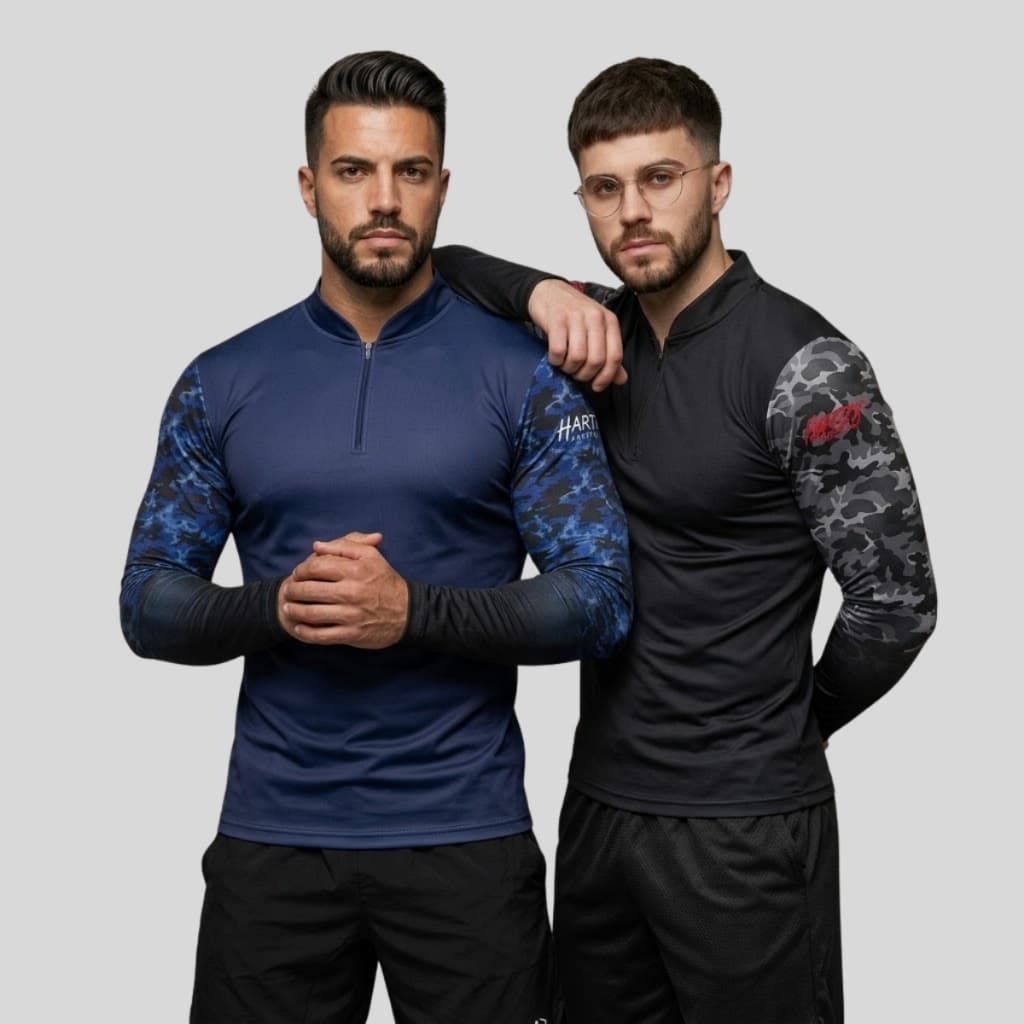 Kit 2 Camisas Manga Estampada com Proteção Solar UV50 Conforto, Estilo e Proteção para o Dia a Dia