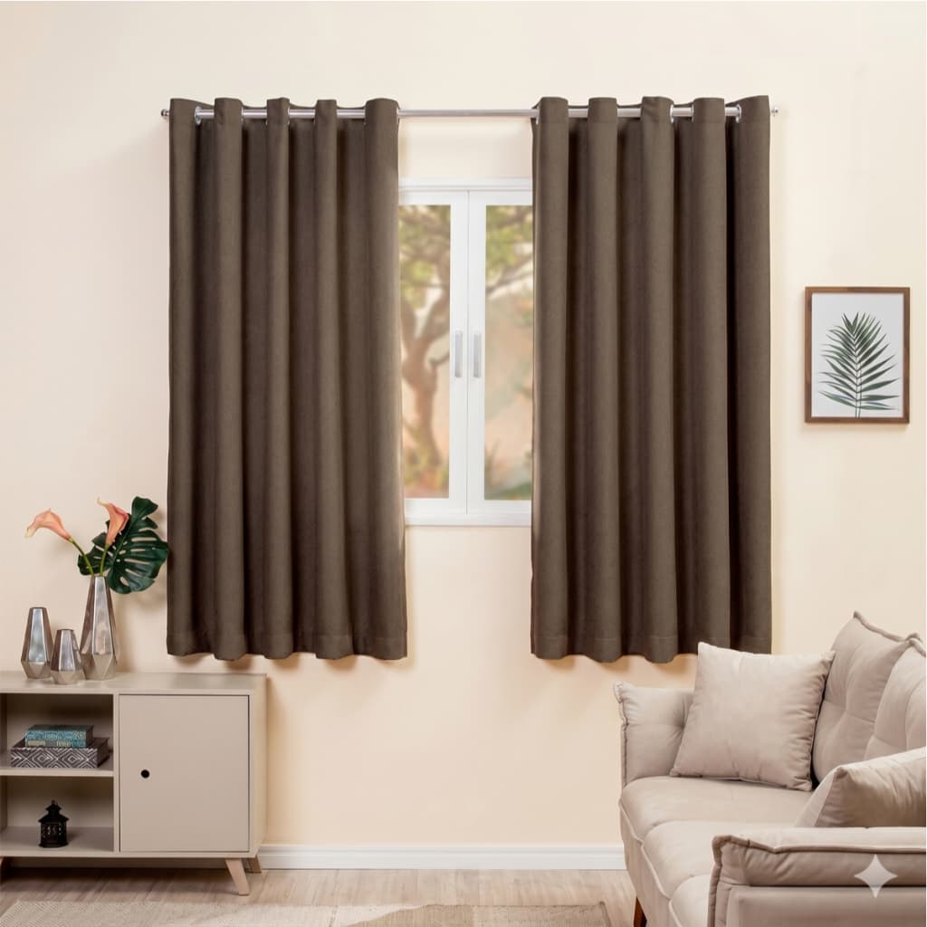 Cortina Blackout Blecaute Corta Luz  2,70cm x 1,60cm Diversas Cores para Sala ou Quarto