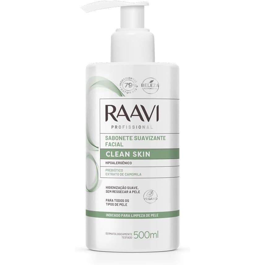 Sabonete Suavizante Facial Raavi Dermocosméticos 500ml