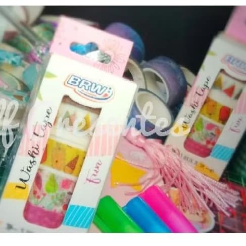 Washi tape linha Soul BRW kit 5 und.
